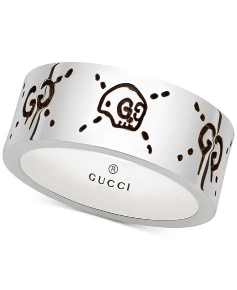 gucci mens ring|Gucci ghost ring men.